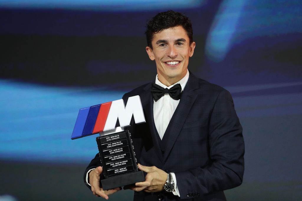 Marc Márquez, durante la gala de MotoGP celebrada este domingo