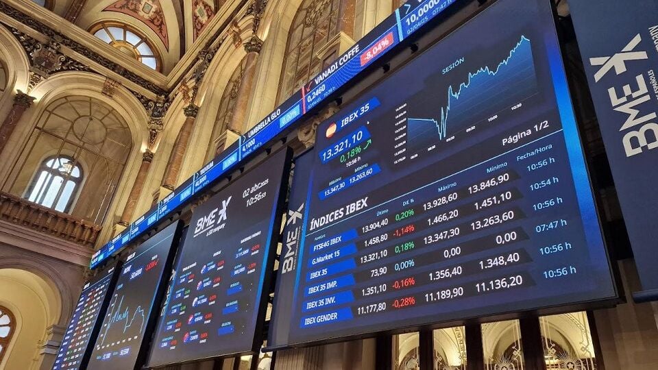 El Ibex 35 pone en juego los 16.000 puntos este martes en una sesión bajista en Europa