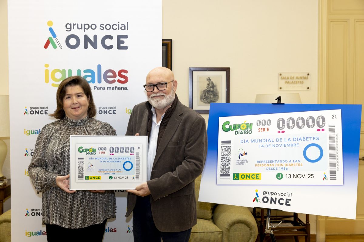 El cupón de la ONCE difunde el Día Mundial de la Diabetes en el sorteo de este jueves | Líder en Información Social