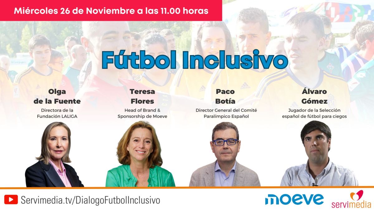Hoy un diálogo de Servimedia analiza la inclusión en el deporte gracias a LaLiga Genuine Moeve | Líder en Información Social