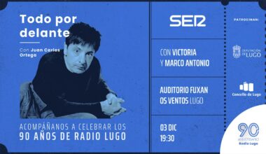 &#039;Todo por delante&#039; llega al auditorio Fuxan os Ventos para celebrar el 90 aniversario de Radio Lugo