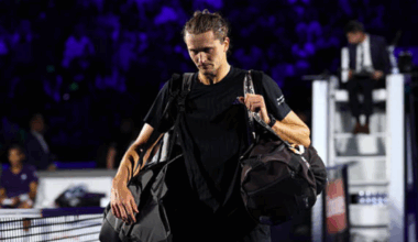 Alexander Zverev, eliminado en las ATP Finals. Fuente: Getty
