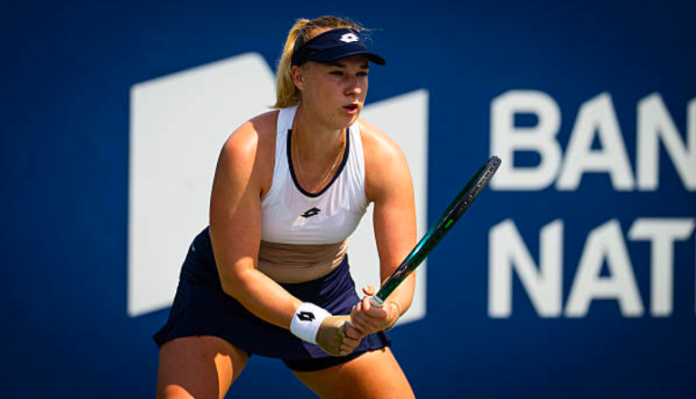 Anna Blinkova durante la gira asiática. Fuente: Getty