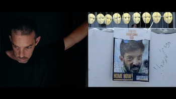 Eitan Cunio junto a una