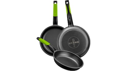 Este es uno de los mejores juegos de sartenes antiadherentes que se pueden comprar en Amazon