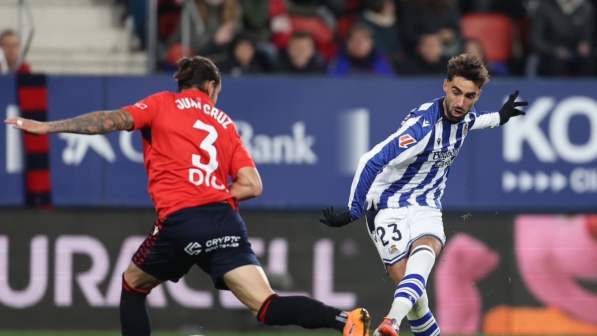 CA Osasuna 1-3 Real Sociedad: resumen, resultado y goles del partido de la jornada 13 de LaLiga | Fútbol