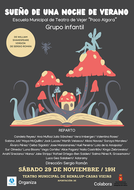 La obra de teatro ‘El sueño de una noche de verano’, el sábado 29 en el Teatro