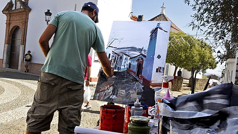 Estampa del certamen de pintura