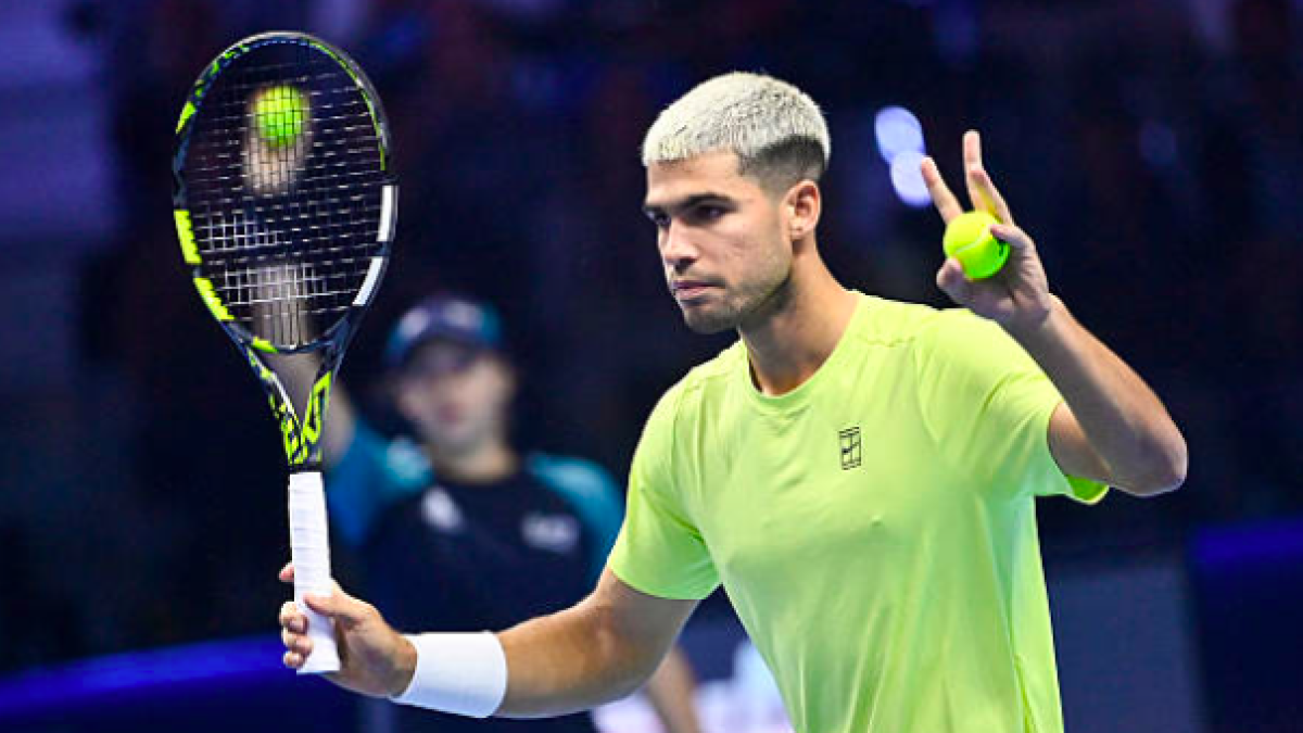 La pregunta más surrealista en la rueda de prensa de Alcaraz. Fuente: Getty