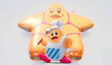 Nintendo está censurando los Chef Kawasaki en bikini de Kirby Air Riders