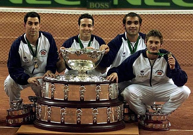 El primer equipo español que logró ganar la Copa Davis