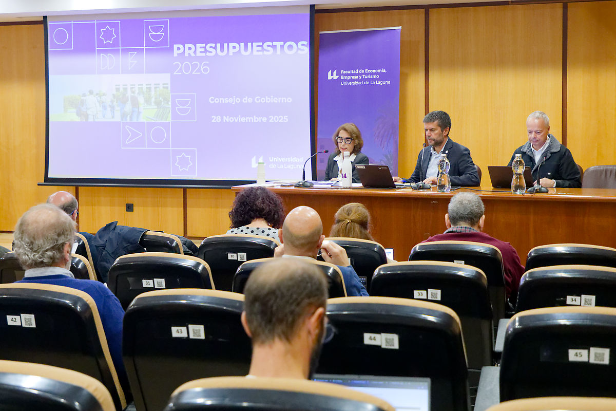 El Consejo de Gobierno de la Universidad de La Laguna aprueba el presupuesto de 2026 - ULL