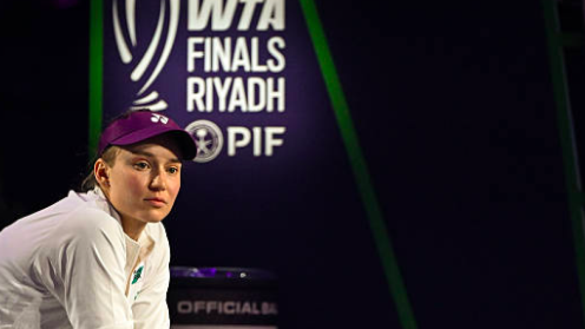 Palo tremendo de Pam Shriver a Rybakina por su actitud en la ceremonia de las WTA Finals. Fuente: Getty