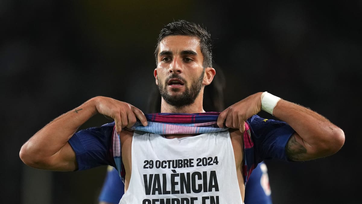 Ferran Torres se acuerda de los afectados por la DANA: "Valencia siempre en la memoria" | Fútbol