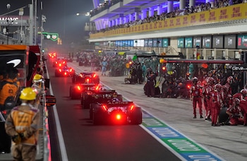 El masico ingreso a boxes