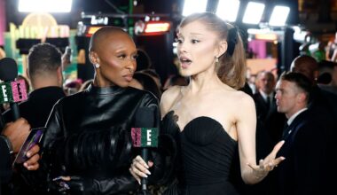 ¿Qué hay detrás de las "extrañas" interacciones entre Ariana Grande y Cynthia Erivo? | Gente