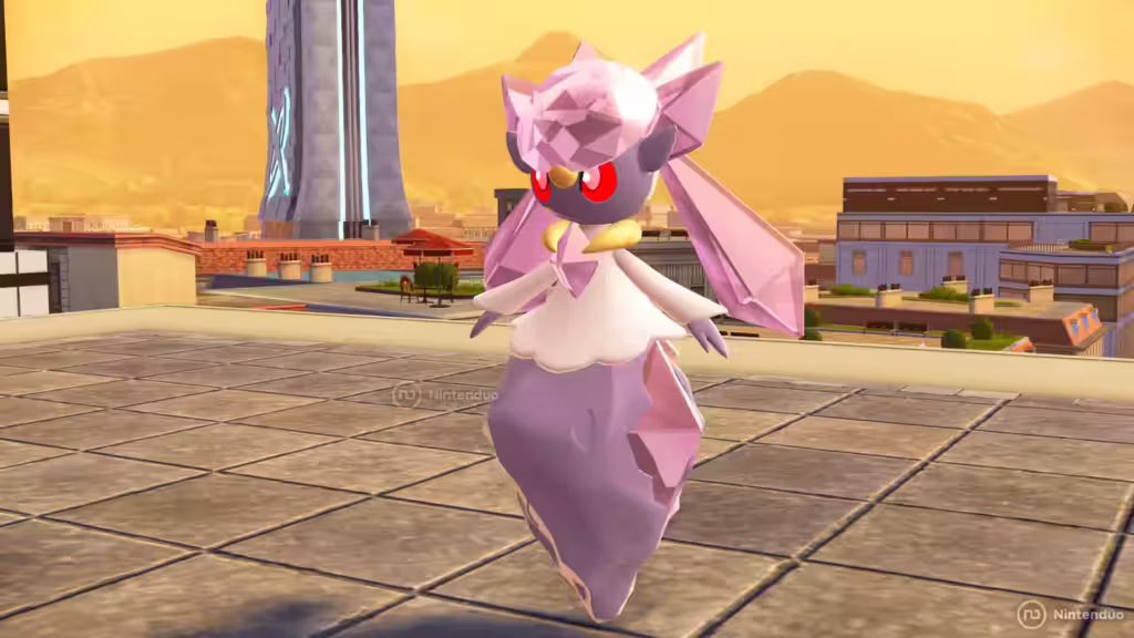 Diancie en leyendas Pokemon ZA