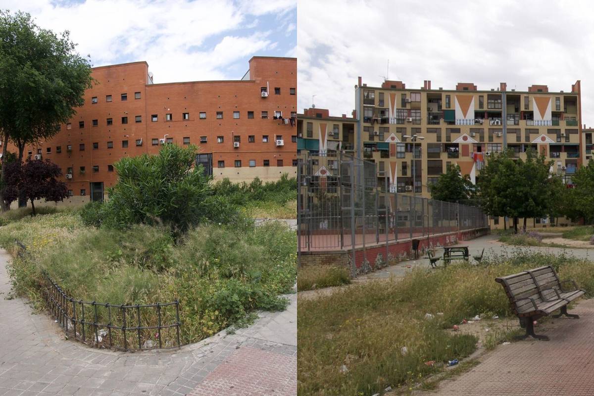 sus viviendas no permitían ni siquiera meter una cama