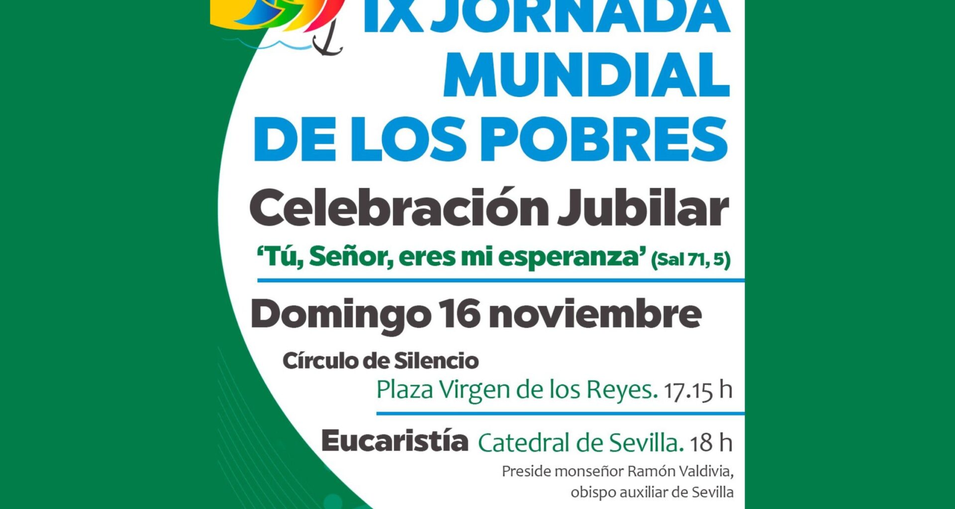 CELEBRACIÓN JUBILAR CON MOTIVO DE LA JORNADA DE LOS POBRES