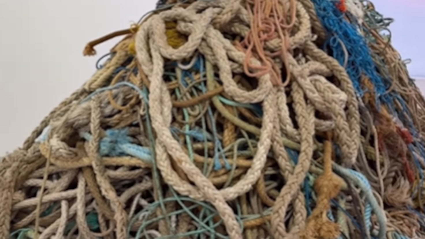 Un artista pone en venta cuerda vieja por más de un millón de euros: “Por peso, en realidad tiene muy buen valor”