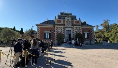 Los premiados en los Ondas, recibidos en el Palacete Albéniz antes de la gala en el Gran Teatre del Liceu de Barcelona.
