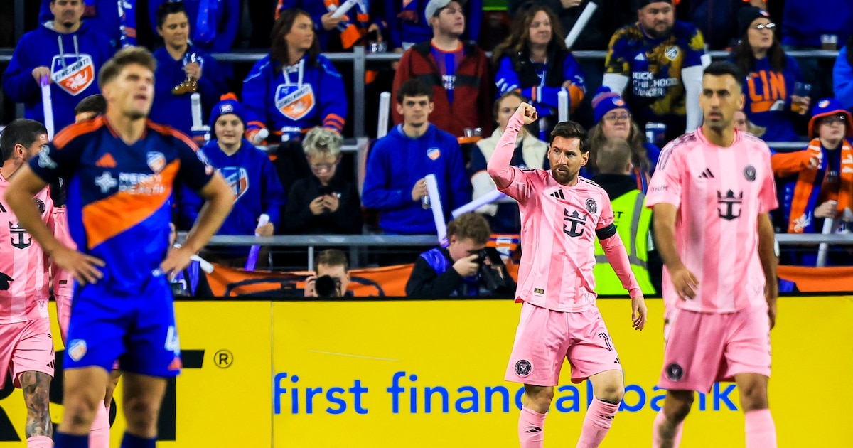 Con una actuación estelar de Messi, Inter Miami goleó 4-0 a Cincinnati y se metió en la final de la Conferencia Este de la MLS