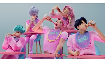 En esta escena, la rivalidad