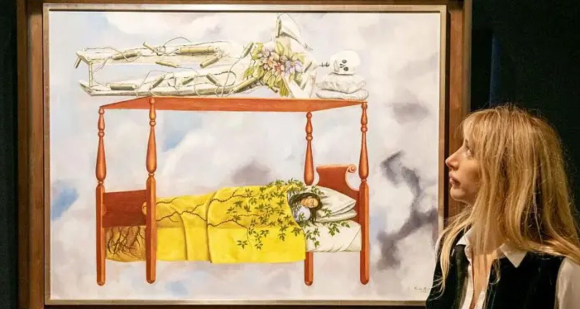 "El sueño (la cama)", la pintura de Frida Kahlo que se convirtió en la obra de arte más cara de una mujer jamás subastada