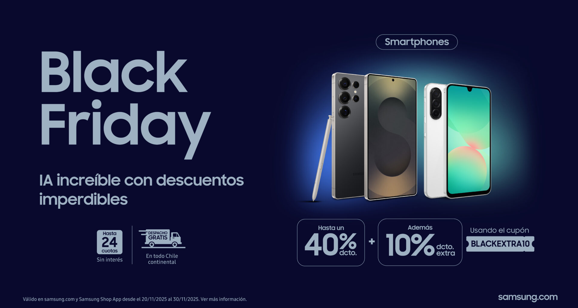Elige ahora el smartphone Samsung ideal para ti en este Black Friday – Samsung Newsroom Chile