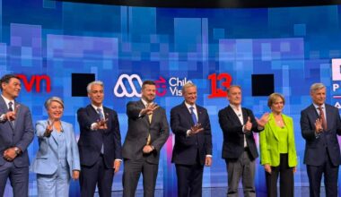 Revisa el minuto a minuto del debate presidencial Anatel donde candidatos se enfrentaron por última vez previo a las elecciones - La Tercera