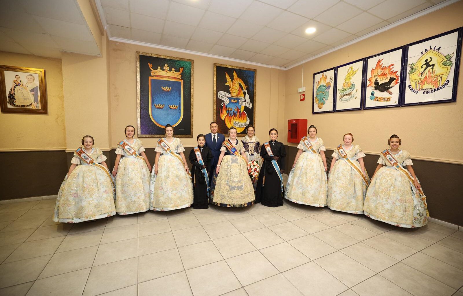 Burriana celebra la gala infantil en honor a la Reina Fallera Infantil, Ana Olivas