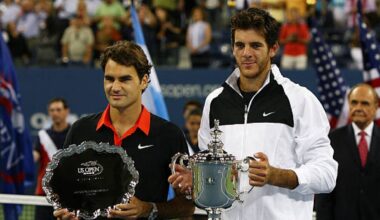 Federer y el lamento de su derrota contra Del Potro en la final del US Open 2009: "Desperdicié muchas oportunidades". Foto: Gettyimages