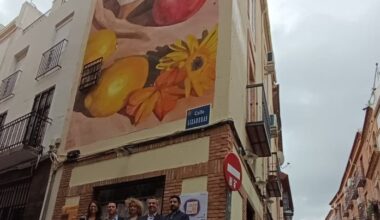 Primer mural de ‘Jaén se pinta’ ya visible en San Ildefonso