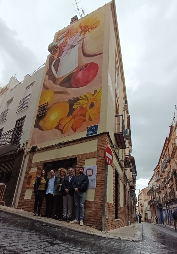 Primer mural de ‘Jaén se pinta’ ya visible en San Ildefonso