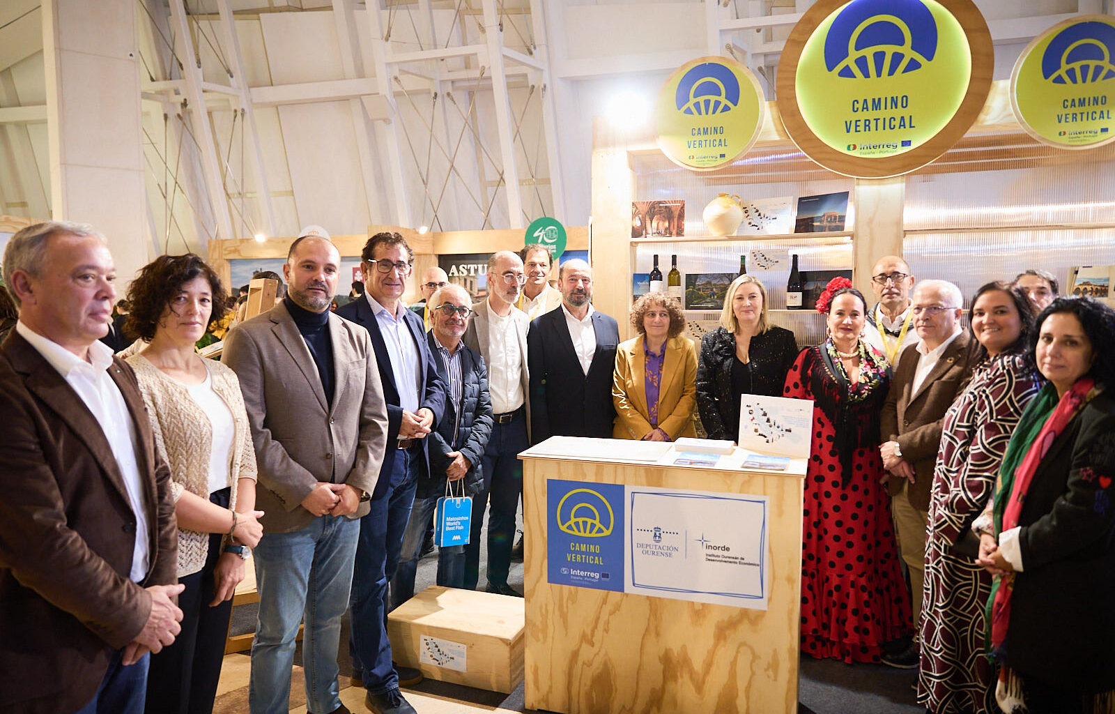 La Diputación de Huelva promociona los caminos desde Huelva hacia Santiago de Compostela en la feria Fairway 2025