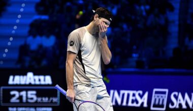 Fritz, tras su eliminación de las ATP Finals: "Ahora mismo estoy muy disgustado". Foto: Gettyimages