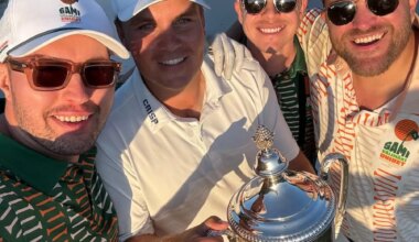 Valimaki, con el trofeo © PGA Tout