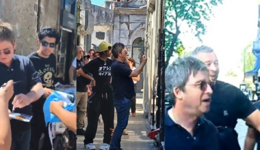 Noel Gallagher en Argentina: las imágenes de su visita al Cementerio de la Recoleta y el recorrido por La Bombonera