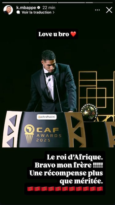 Achraf, Balón de Oro africano