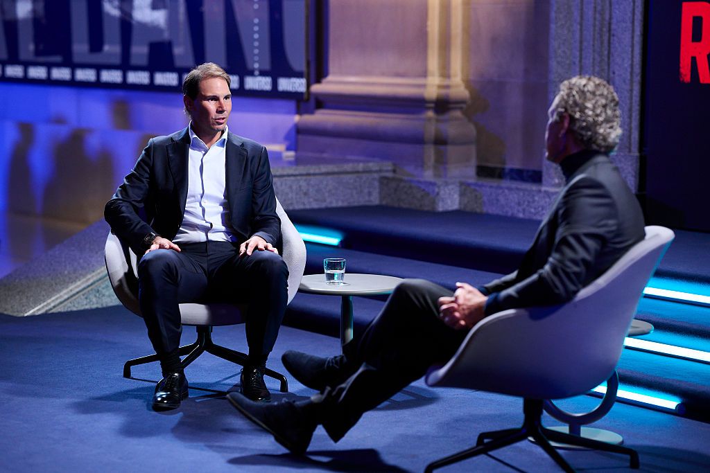 Rafa Nadal y Jorge Valdano