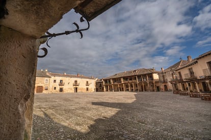Escenarios de las películas de Orson Wells. En Pedraza se rodaron, Campanadas a Media Noche, Una historia Inmortal y Mr. Arkadin