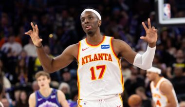Jalen Johnson conduce a Hawks a triunfo sobre Jazz con triple-doble y su mejor actuación