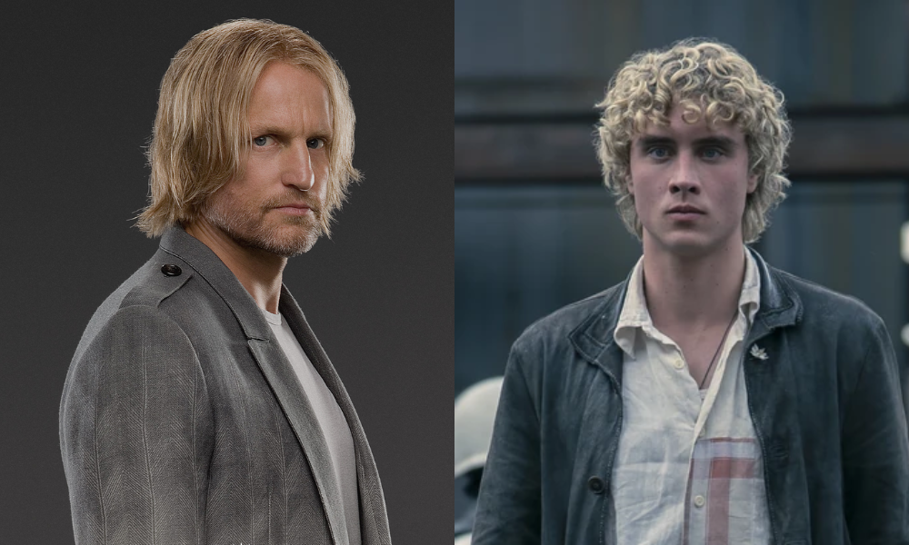 Haymitch Abernathy de mayor y de joven