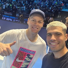 Alcaraz, Sinner y un entrenamiento para la historia que ‘copiaron’ de Nadal y Federer