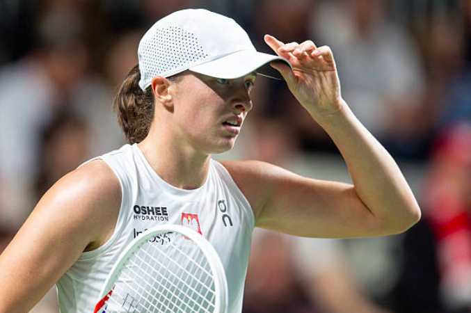 Iga Swiatek durante su temporada 2025. Fuente: Getty