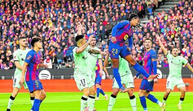 El Athletic olvida en 13 jornadas que era una roca