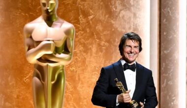 Tom Cruise recibe su primer Óscar tras 44 años en el mundo del cine | Cine y TV