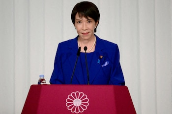 La primer ministra de Japón,