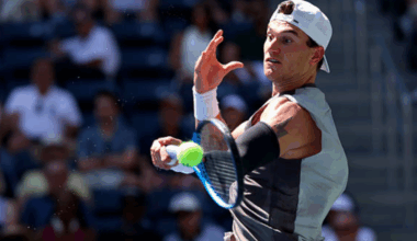 Jack Draper y su técnica de golpeo. Fuente: Getty