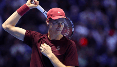 Jannik Sinner termina como el mejor sacador y restador del año. Fuente: Getty